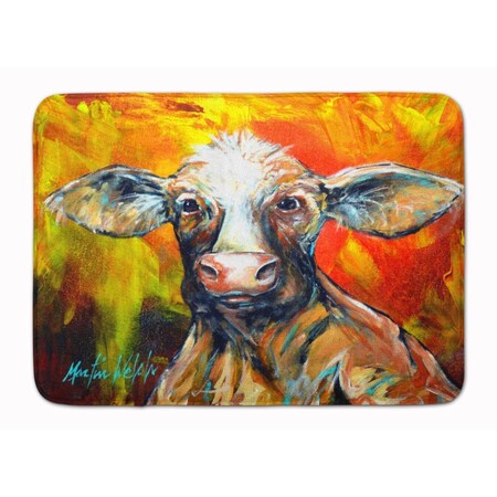 Carolines Treasures Happy Cow Machine Washable Memory Foam Mat MW1277RUG